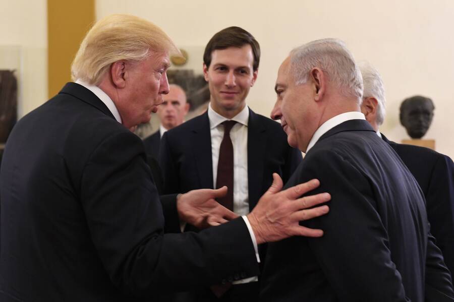 Trump Kushner Bibi